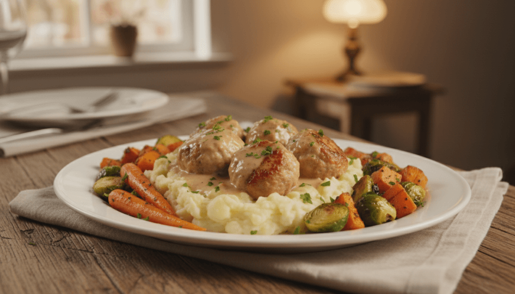 Comforting sides for chicken meatballs Comforting sides for chicken meatballs