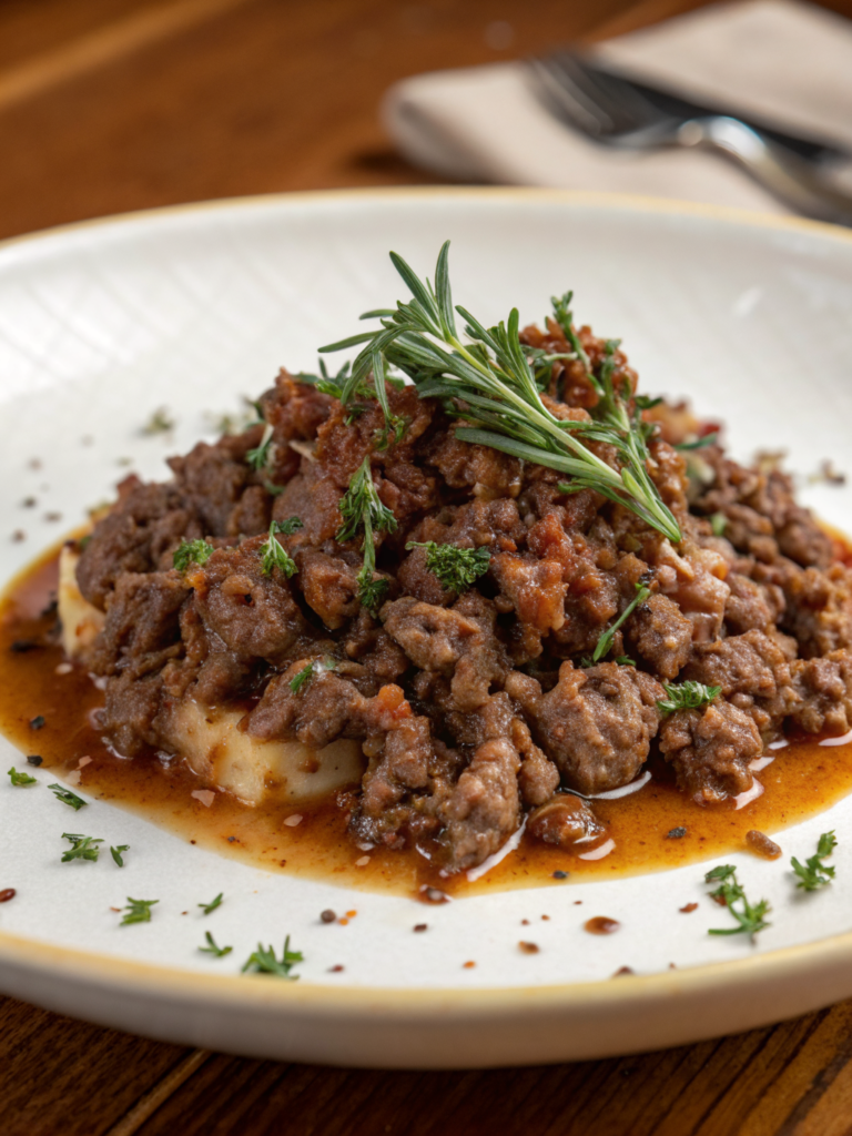 ground lamb