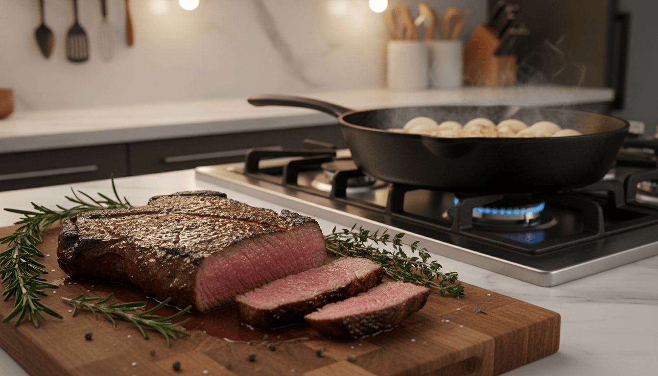 Cooking Flat Iron Steak