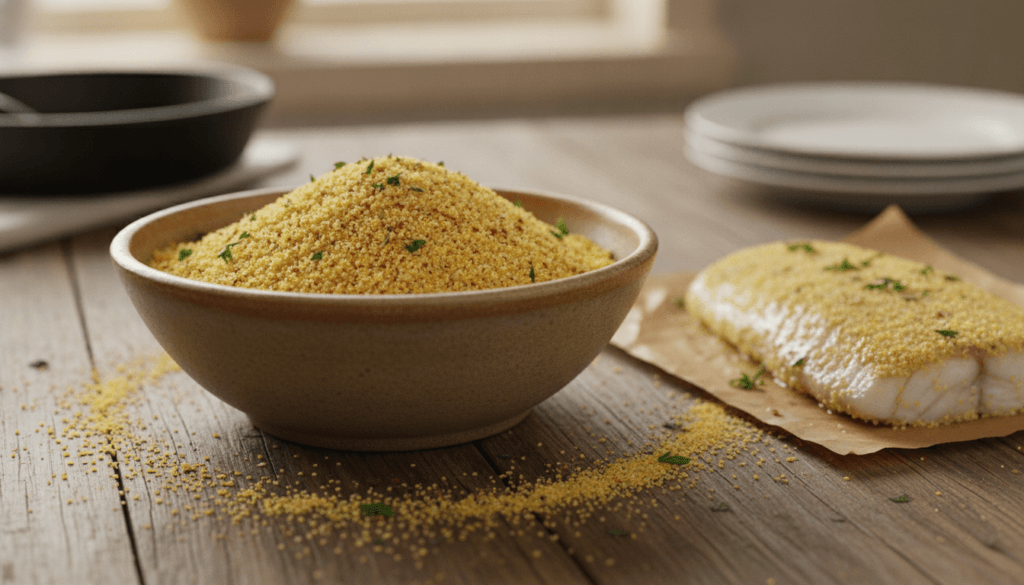 homemade cornmeal breading for southern fish fry homemade cornmeal breading for southern fish fry