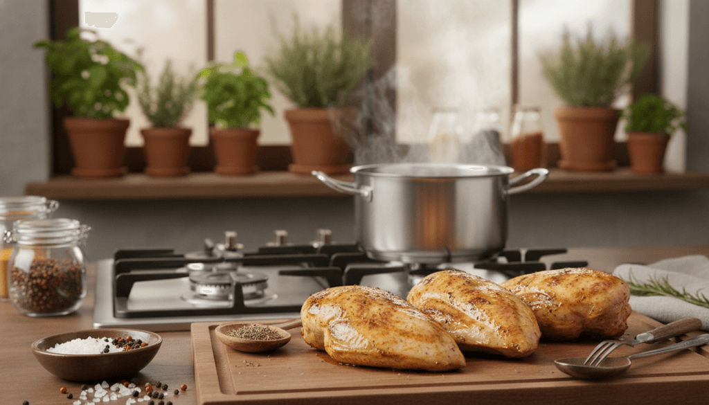 how to cook chicken to shred