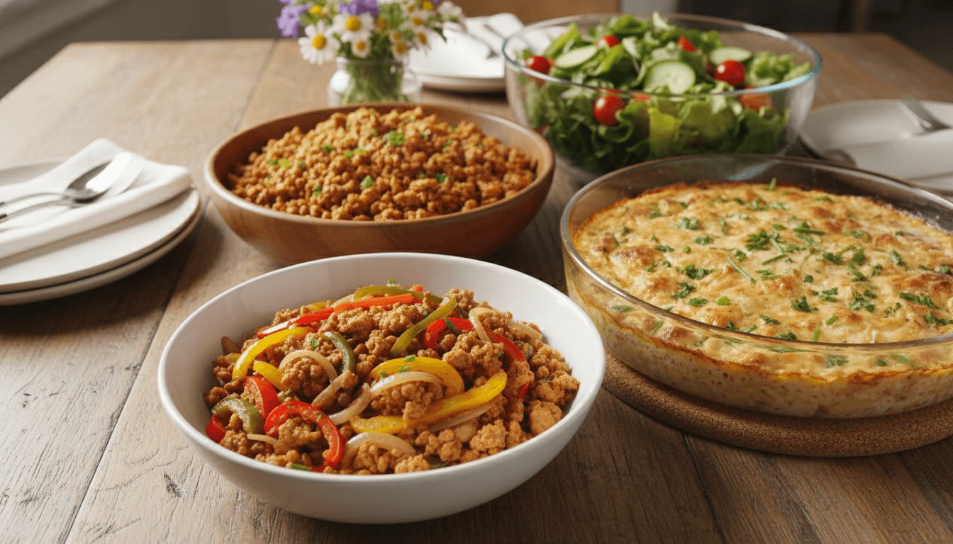 meals with ground chicken