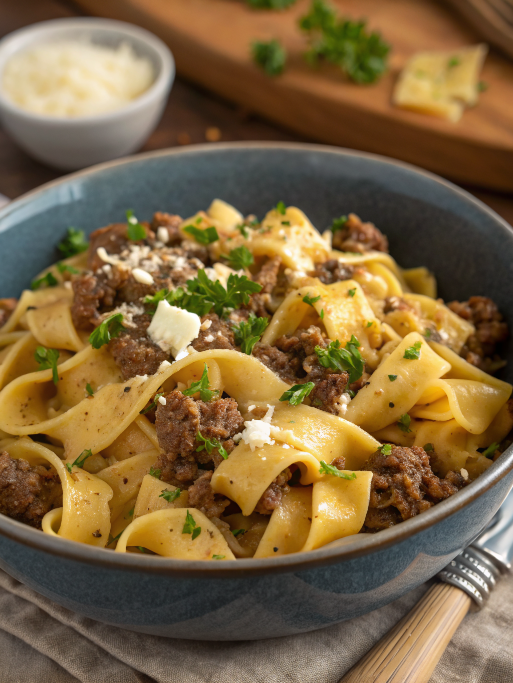 Ground Beef egg Noodles