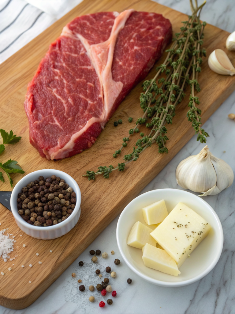 peppercorn steak,