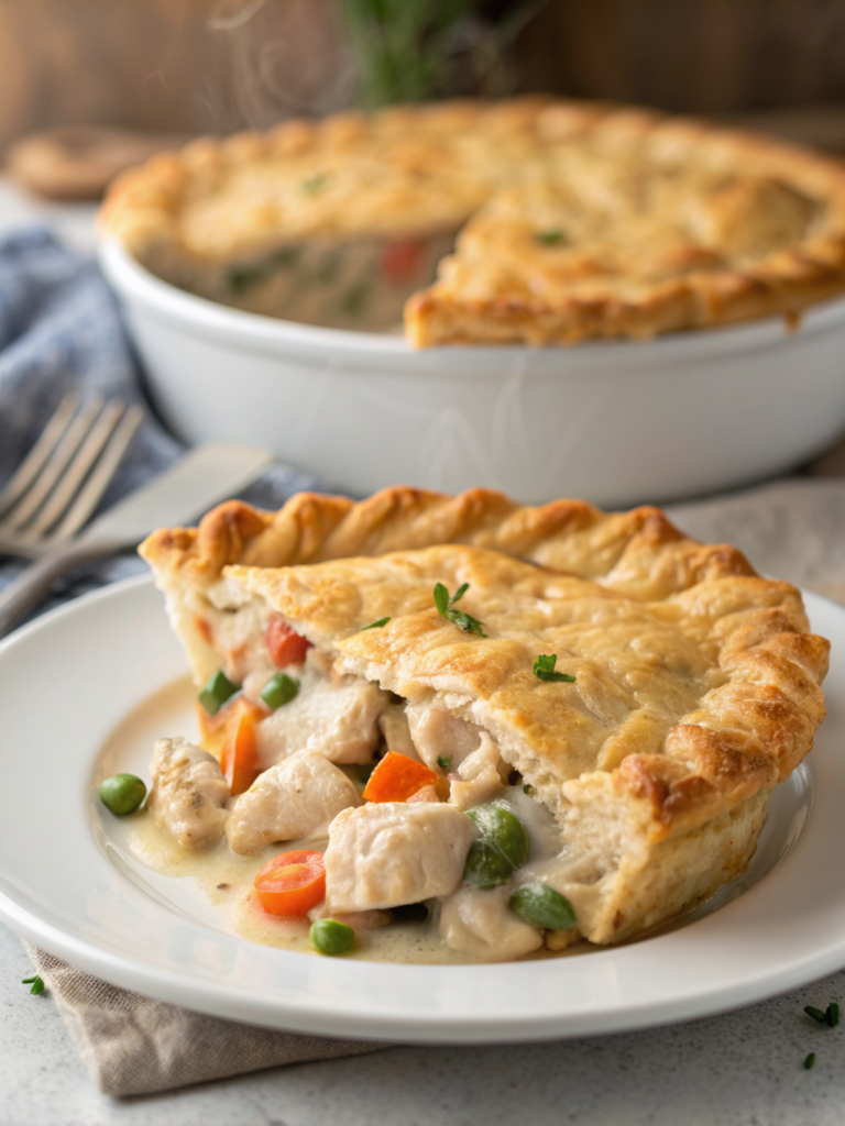 chicken pot pie with bisquick