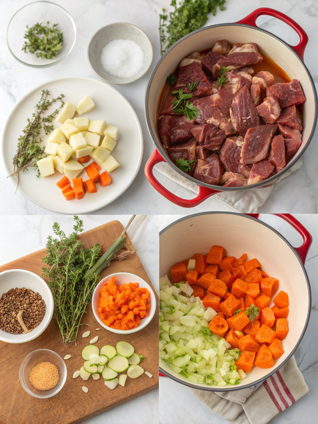 lamb stew recipe preparing steps